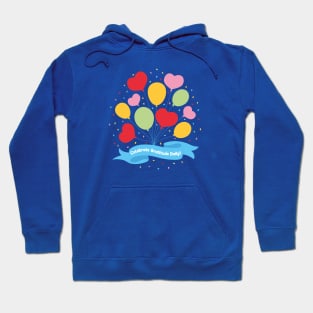 Celebrate Gratitude Daily! | Blue Hoodie